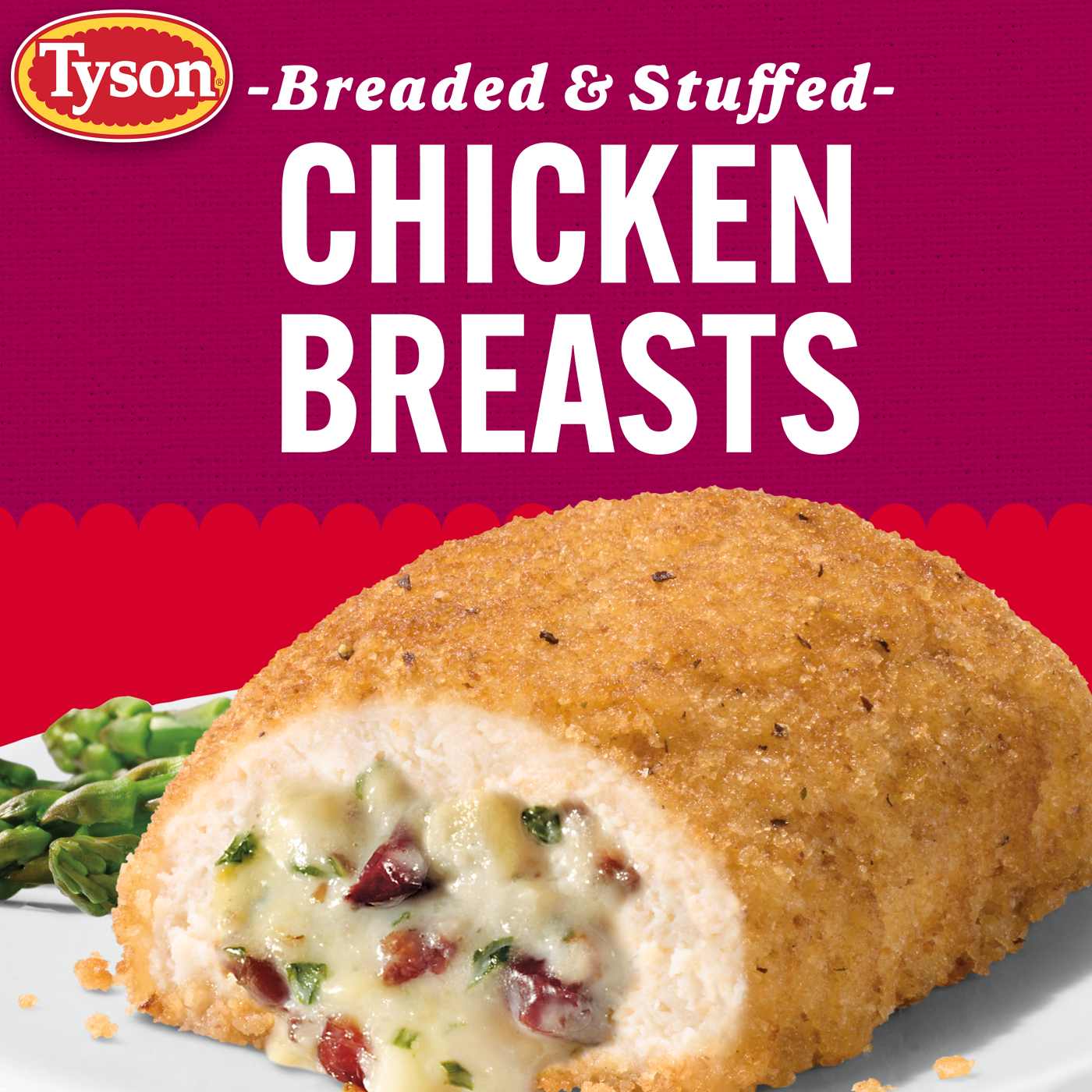 Tyson Frozen Stuffed Chicken Breasts Creme Brie Apple; image 5 of 7