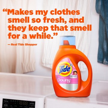 Tide Ultra Downy Liquid Laundry Detergent, 105 Loads - April Fresh