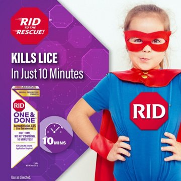 RID One & Done Ivermectin Lotion Lice Treatment, 4 oz