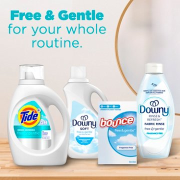 Tide Free & Gentle Odor Refresh Hypoallergenic Laundry Detergent Liquid, 52 Loads - Unscented