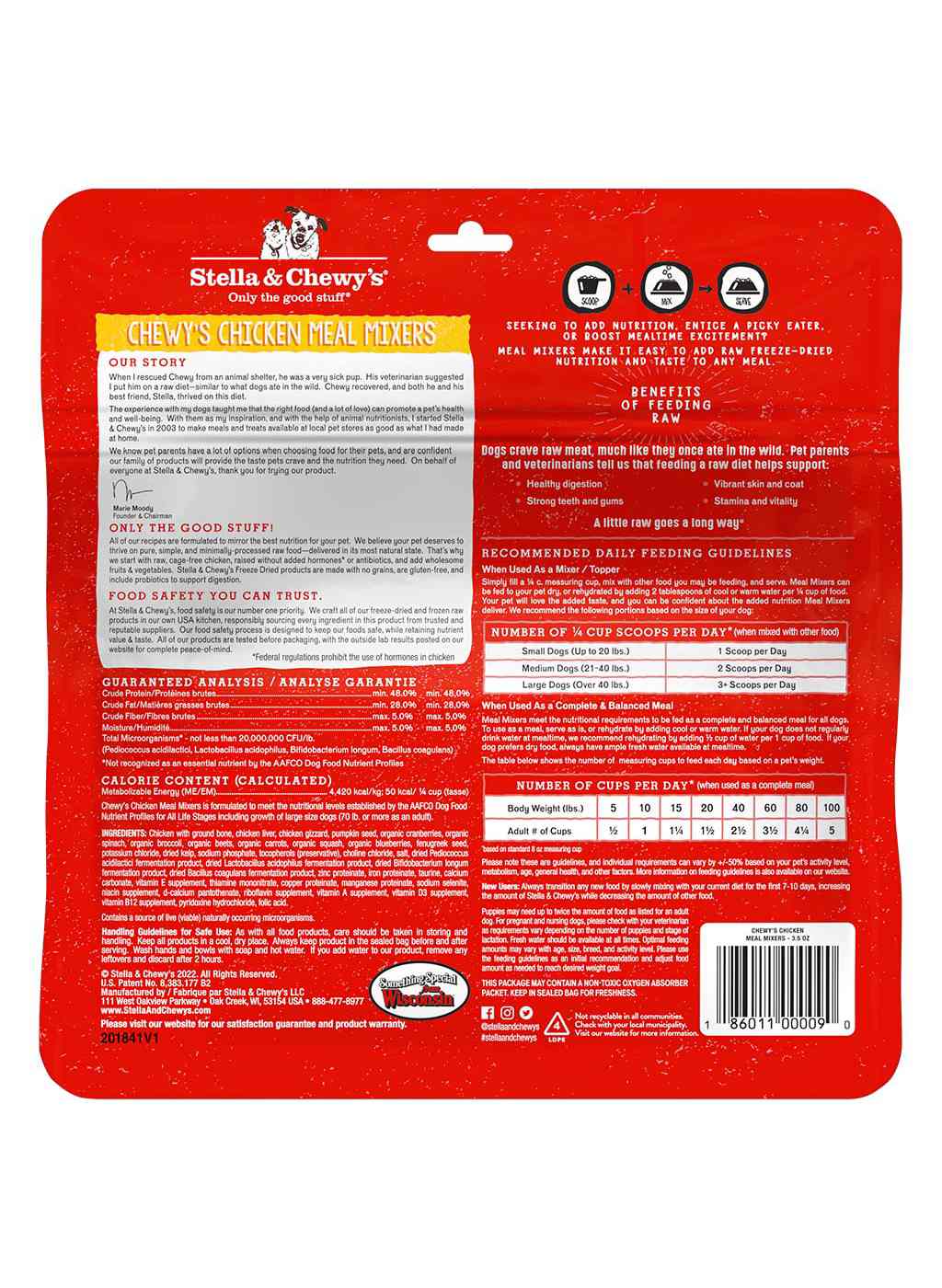 Stella & Chewy's Dog Freeze Dried Meal Mixers - Chicken; image 11 of 12