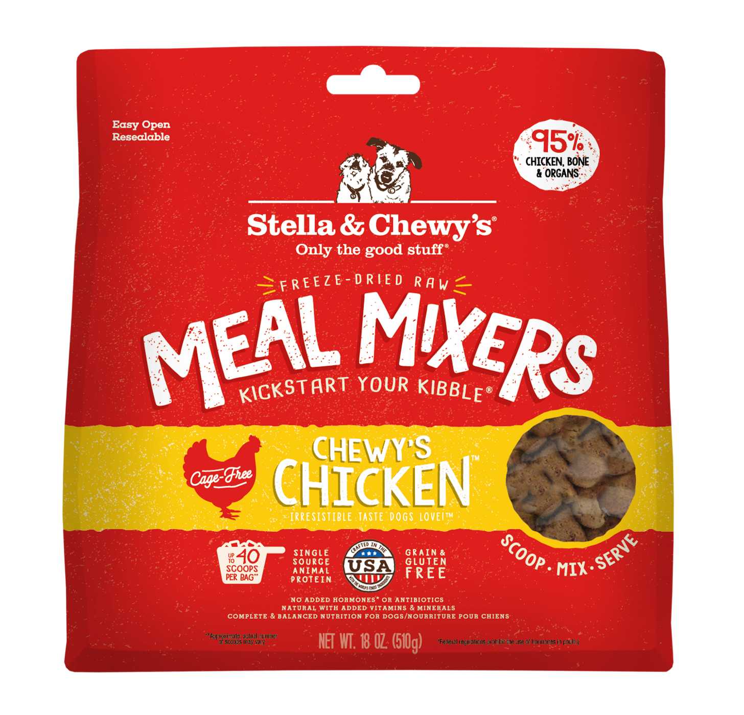 Stella & Chewy's Dog Freeze Dried Meal Mixers - Chicken; image 1 of 12