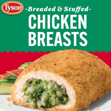Tyson Frozen Stuffed Chicken Breasts Broccoli Cheese