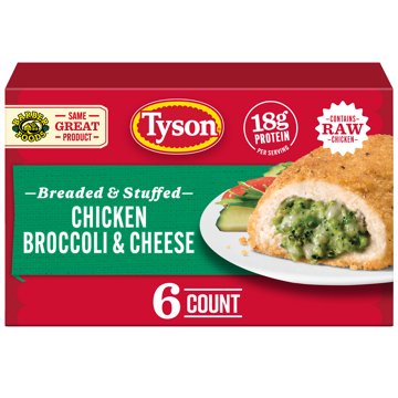 Tyson Frozen Stuffed Chicken Breasts Broccoli Cheese