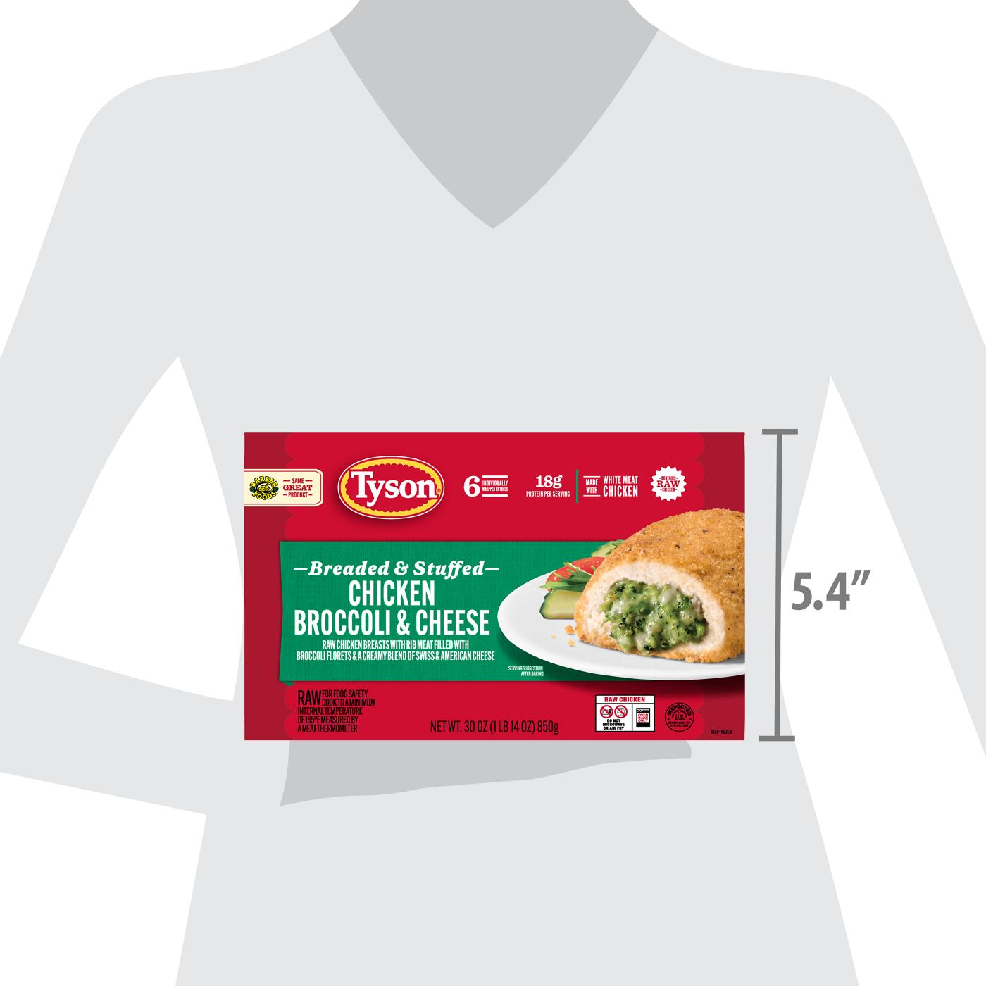 Tyson Frozen Stuffed Chicken Breasts Broccoli Cheese; image 7 of 7