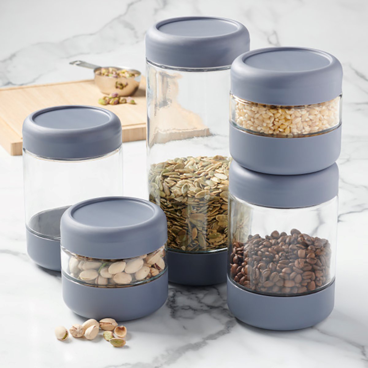 Anchor Hocking Secure Lock Revolution Storage Jar - Thumbnail 3