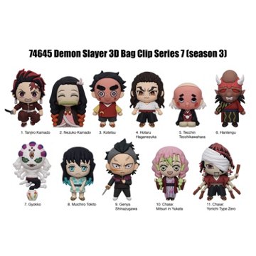 Monogram International Demon Slayer Figural Bag Clip - Series 7