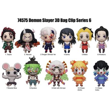 Monogram International Demon Slayer Figural Bag Clip - Series 7