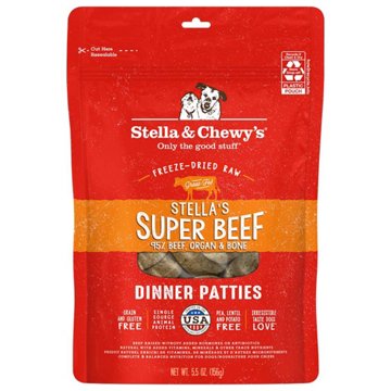 Stella & Chewy's Dog Freeze-Dried Patties - Super Beef