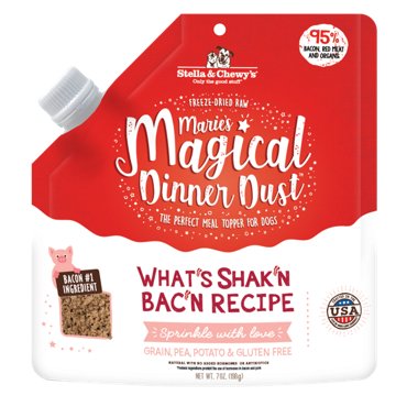 Stella & Chewy's Marie's Freeze-Dried Magical Dinner Dust Meal Topper - What's Shak'n Bak'n, 7 oz