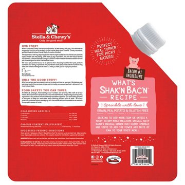 Stella & Chewy's Marie's Freeze-Dried Magical Dinner Dust Meal Topper - What's Shak'n Bak'n, 7 oz