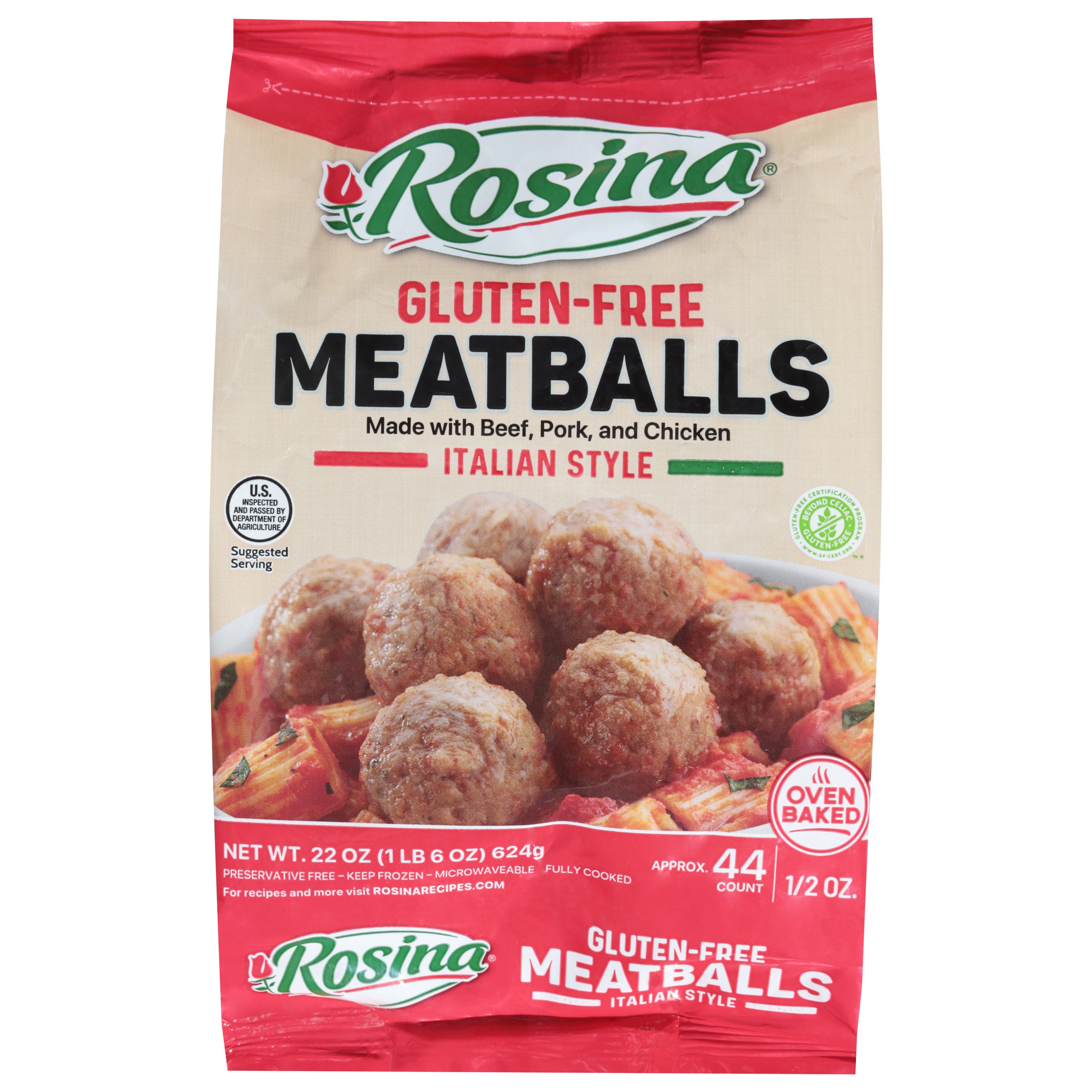 Rosina Gluten Free Meatballs Shop Meatballs at H E B