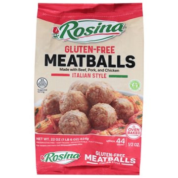 Rosina Gluten Free Meatballs, 22 oz