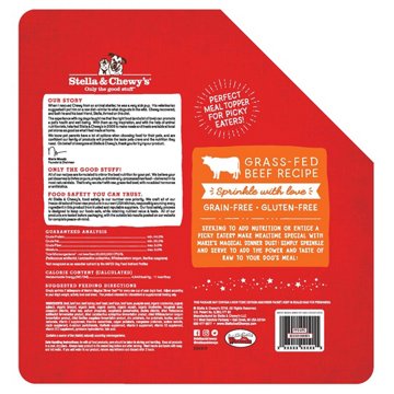 Stella & Chewy's Marie's Freeze-Dried Magical Dinner Dust Meal Topper - Grass Fed Beef