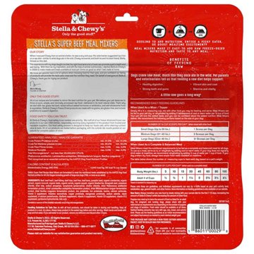 Stella & Chewy's Dog Freeze Dried Meal Mixers - Super Beef