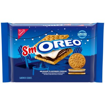 OREO Limited Edition S'mOREO Graham Flavored Sandwich Cookies, 10.68 oz
