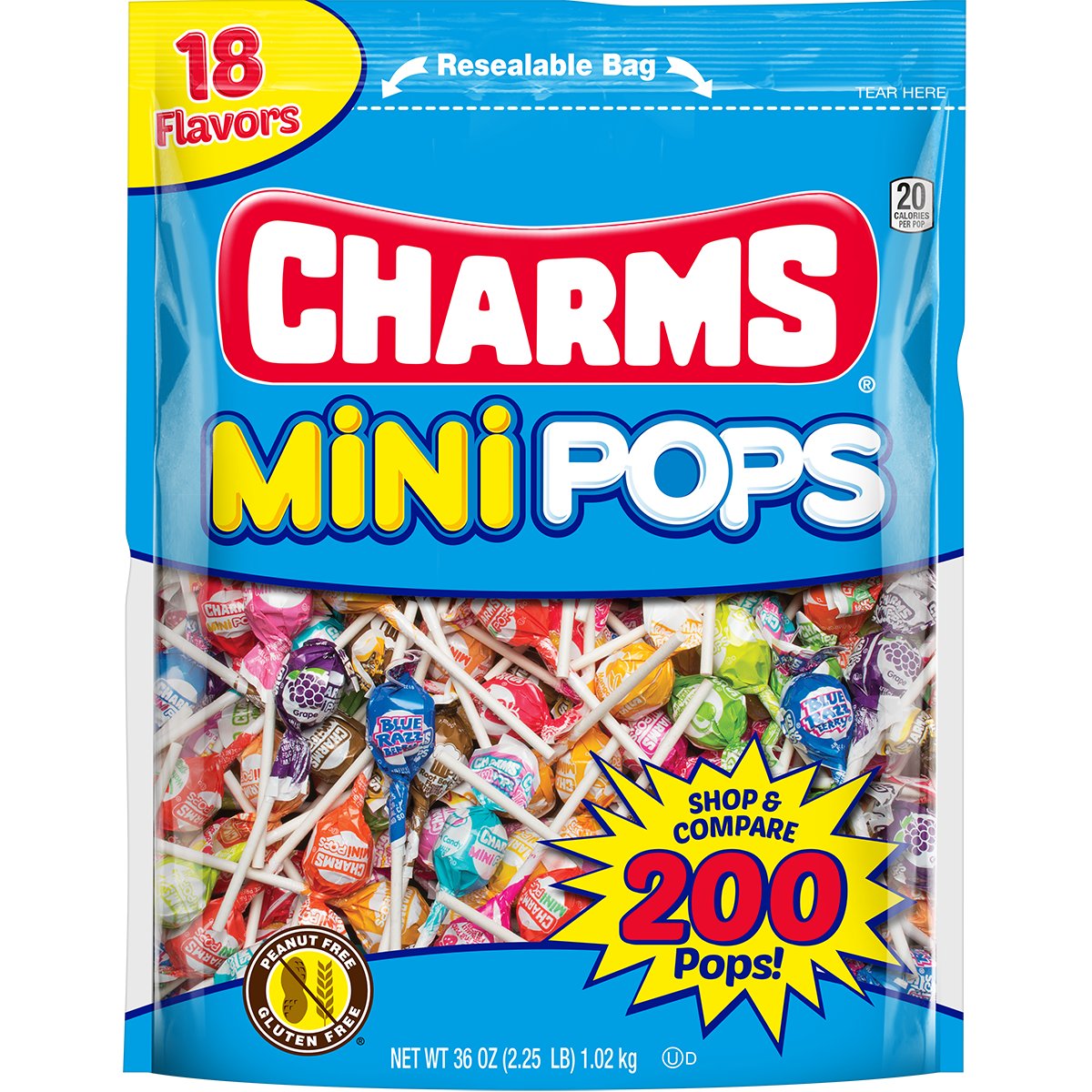 Charms Mini Assorted Flavor Pops - Shop Candy at H-E-B