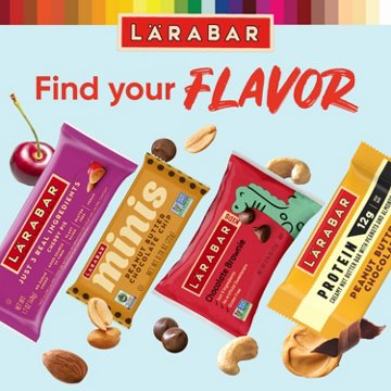 LÄRABAR Fruit & Nut Snack Bars - Blueberry Muffin