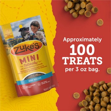 Zuke's Mini Naturals Dog Training Treats - Real Beef