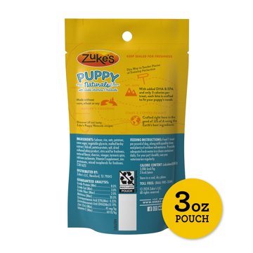 Zukes Puppy Naturals Puppy Training Treats - Real Salmon