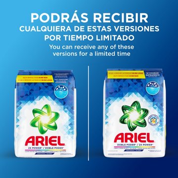Ariel Powder Laundry Detergent, 44 Loads, Original Scent