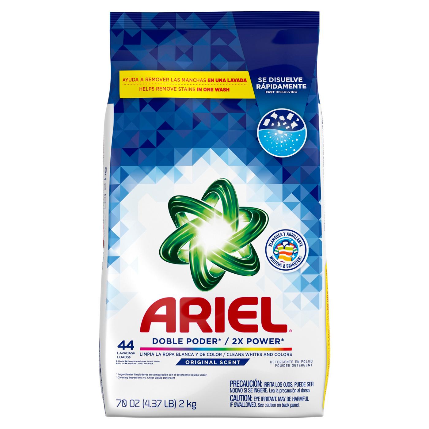 Ariel Powder Laundry Detergent, 44 Loads, Original Scent; image 7 of 10