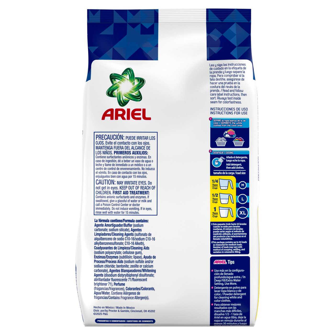 Ariel Powder Laundry Detergent, 44 Loads, Original Scent; image 8 of 10