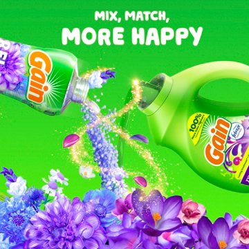 Gain Liquid Laundry Detergent, 134 Loads - Moonlight Breeze Scent