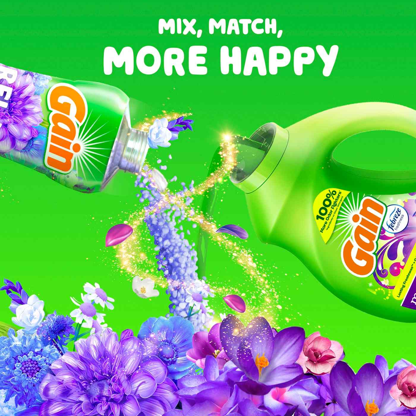 Gain Liquid Laundry Detergent, 134 Loads - Moonlight Breeze; image 7 of 10