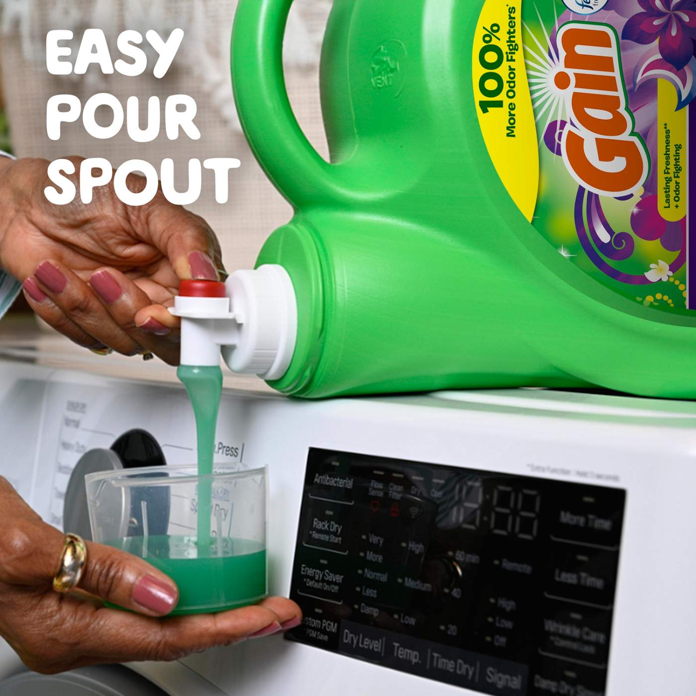 Gain Liquid Laundry Detergent, 134 Loads - Moonlight Breeze; image 8 of 10