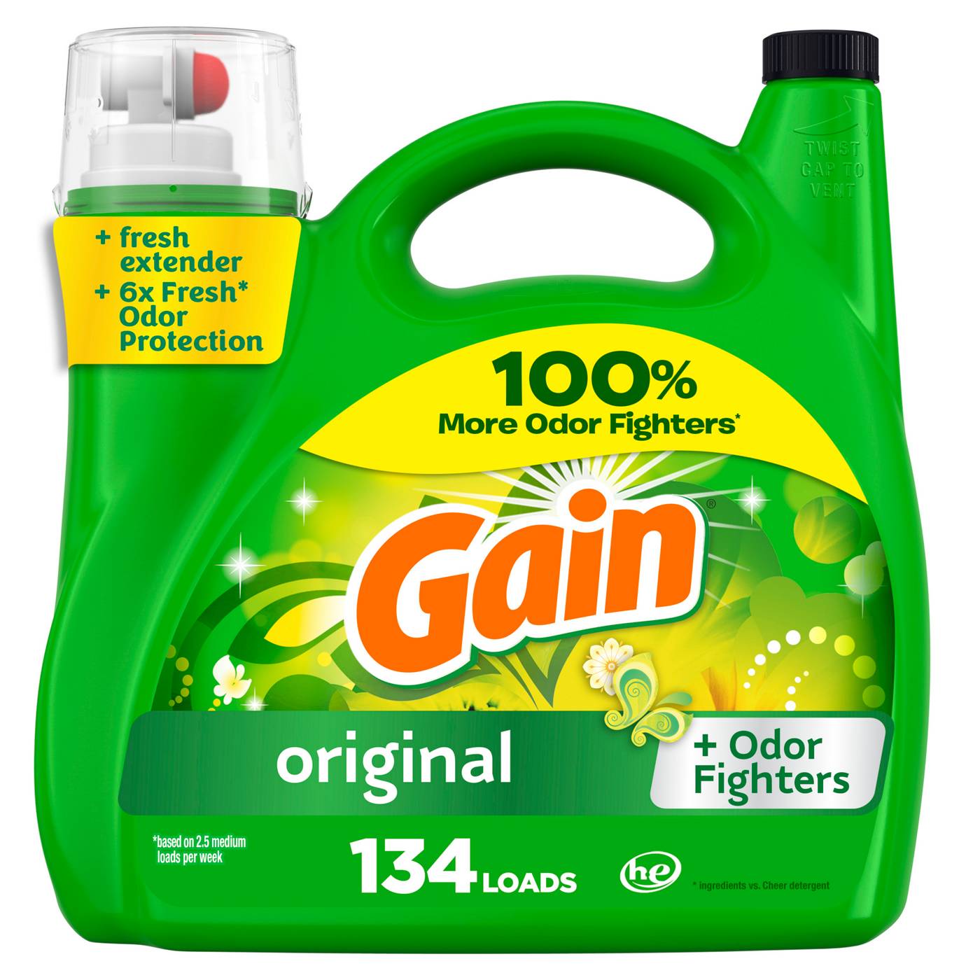 Gain Liquid Laundry Detergent, 134 Loads - Original Scent; image 1 of 8