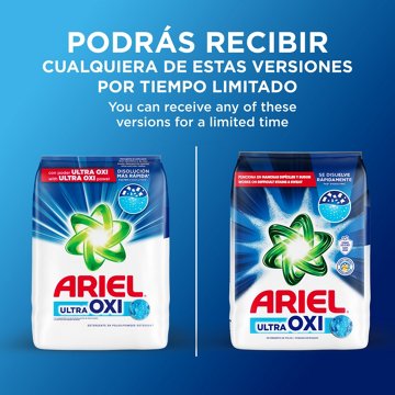 Ariel Ultra Oxi Powder Laundry Detergent, 33 Loads, Original Scent