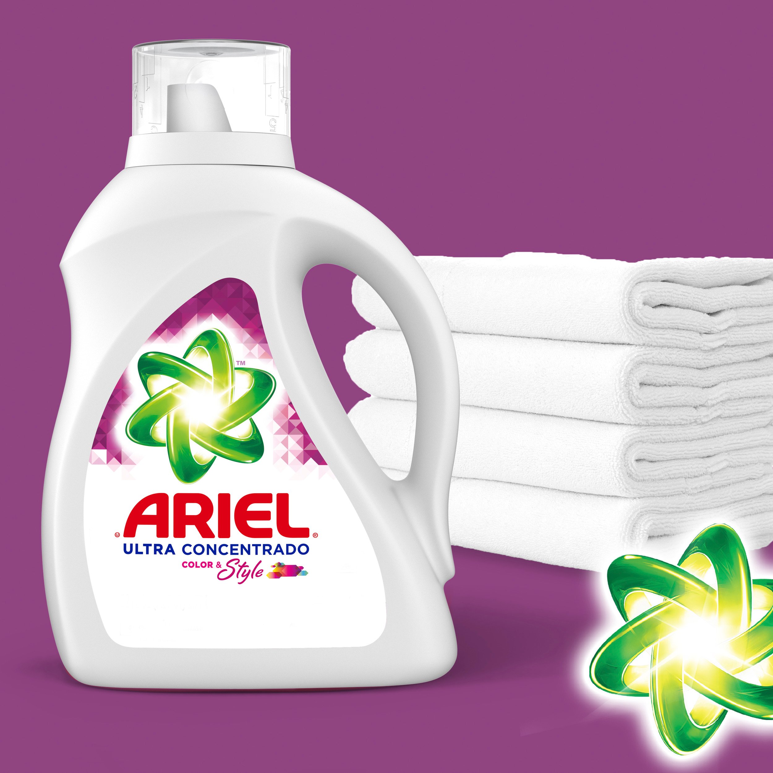 Ariel Ultra Concentrated Color & Style Liquid Laundry Detergent - Thumbnail 2