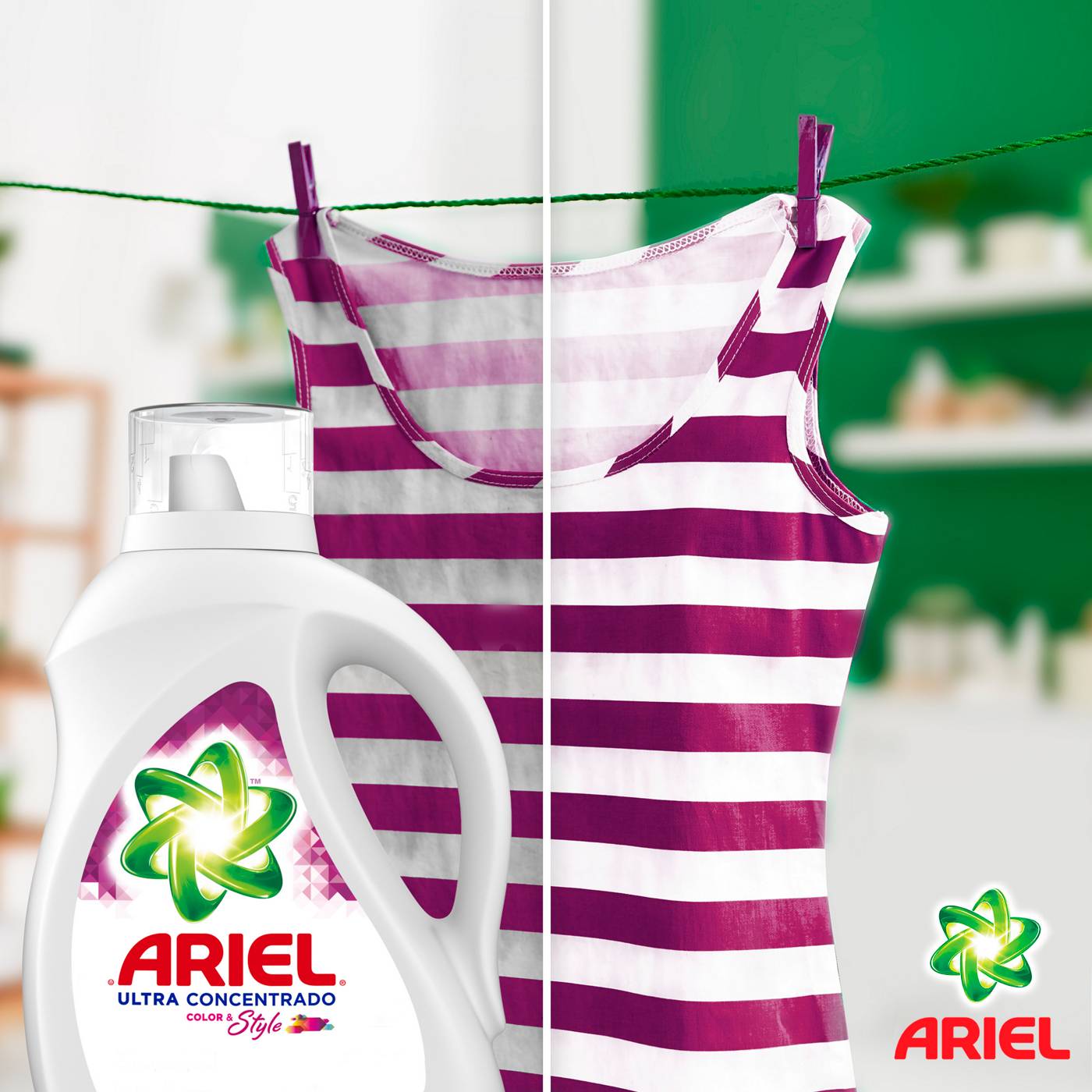 Ariel Ultra Concentrated Color & Style Liquid Laundry Detergent, 64 Loads; image 3 of 10