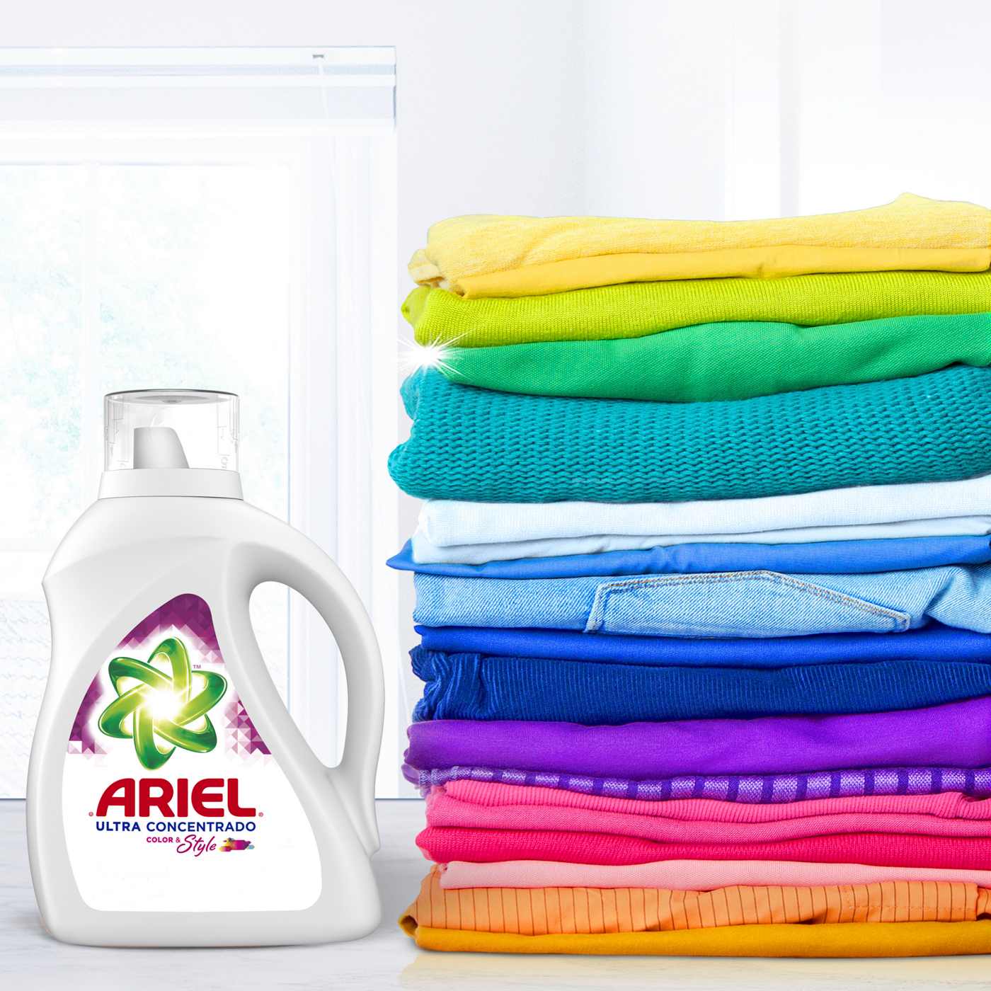 Ariel Ultra Concentrated Color & Style Liquid Laundry Detergent, 64 Loads; image 4 of 10