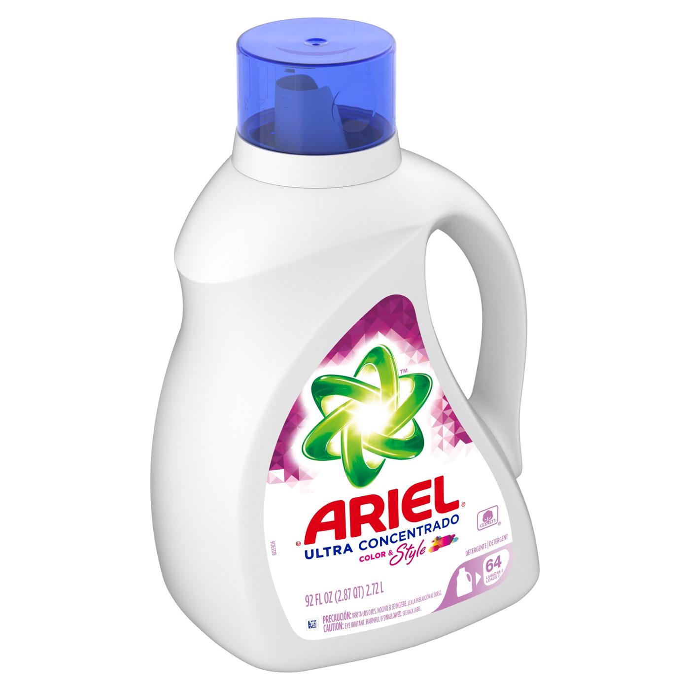 Ariel Ultra Concentrated Color & Style Liquid Laundry Detergent, 64 Loads; image 7 of 10