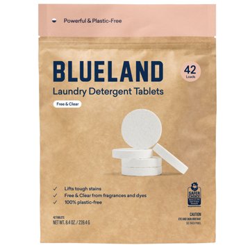 Blueland Laundry Detergent Free & Clear Tablets, 42 ct