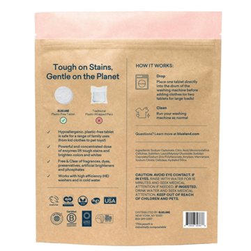 Blueland Laundry Detergent Free & Clear Tablets, 42 ct