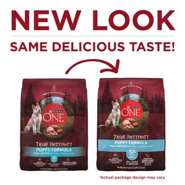 Purina ONE True Instinct High Protein Puppy Food Formula Natural - Real Chicken and Duck