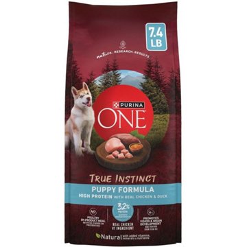 Purina ONE True Instinct High Protein Puppy Food Formula Natural - Real Chicken and Duck
