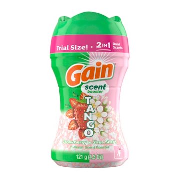 Gain Tango 2-in-1 Laundry Scent Booster Beads - Strawberry & Shea Scent, 4.3 oz