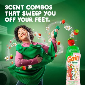 Gain Tango 2-in-1 Laundry Scent Booster Beads - Strawberry & Shea Scent, 4.3 oz
