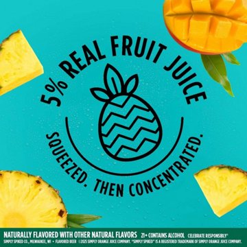 Simply Spiked Lemonade Tropical Variety 12 pk Cans, 12 oz