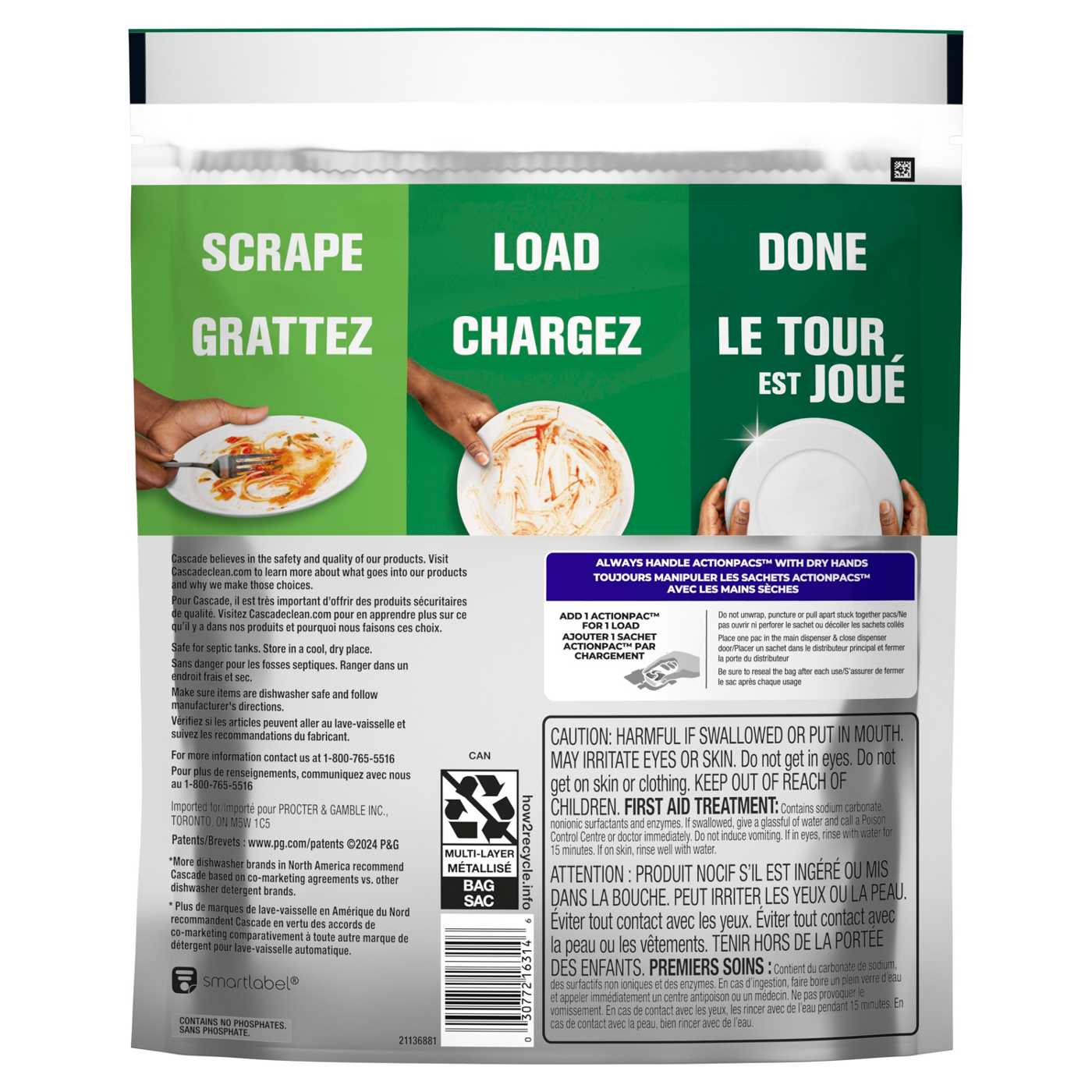 Cascade Platinum Dishwasher Pods, Fresh Scent; image 9 of 10