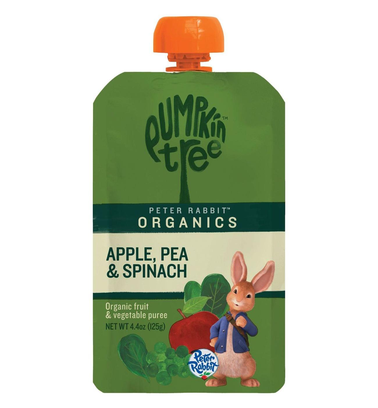 Pumpkin Tree Organics Puree - Apple Pea & Spinach; image 1 of 2