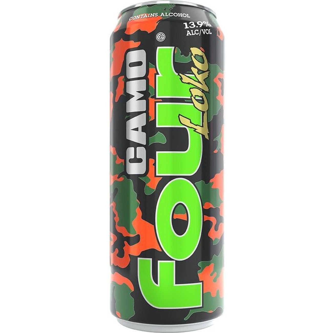 Four Loko Camo Alcoholic Beverage Can Shop Malt Beverages Coolers