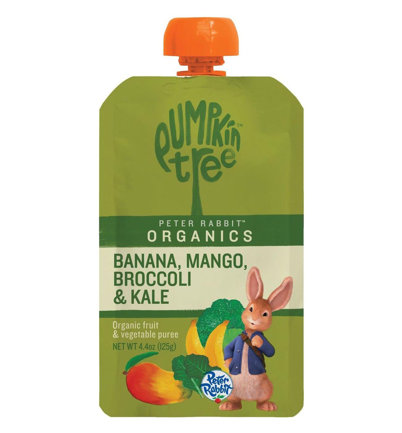 Pumpkin Tree Organics Fruit & Vegetable Puree - Banana Mango Broccoli & Kale; image 1 of 2