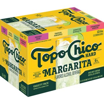 Topo Chico Hard Margarita Variety 12 pk Cans, 12 oz
