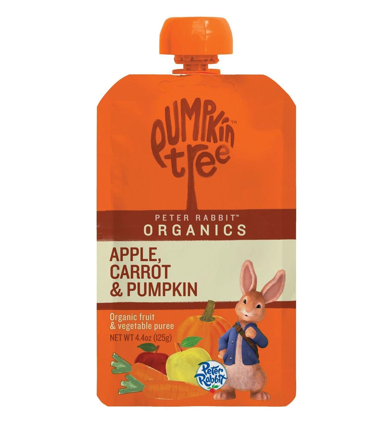 Pumpkin Tree Organics Fruit & Vegetable Puree - Apple Carrot & Pumpkin; image 1 of 2