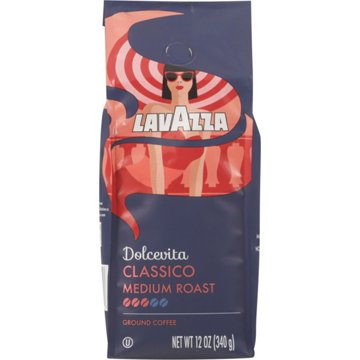 Lavazza Dolcevita Classico Medium Roast Ground Coffee, 12 oz